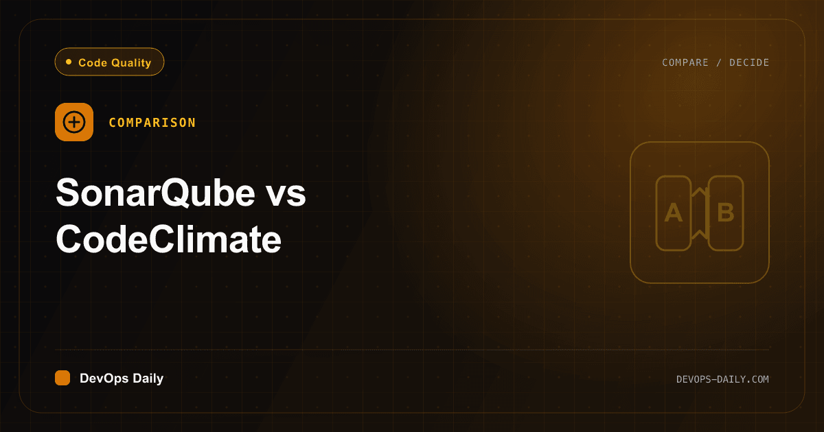 SonarQube vs CodeClimate